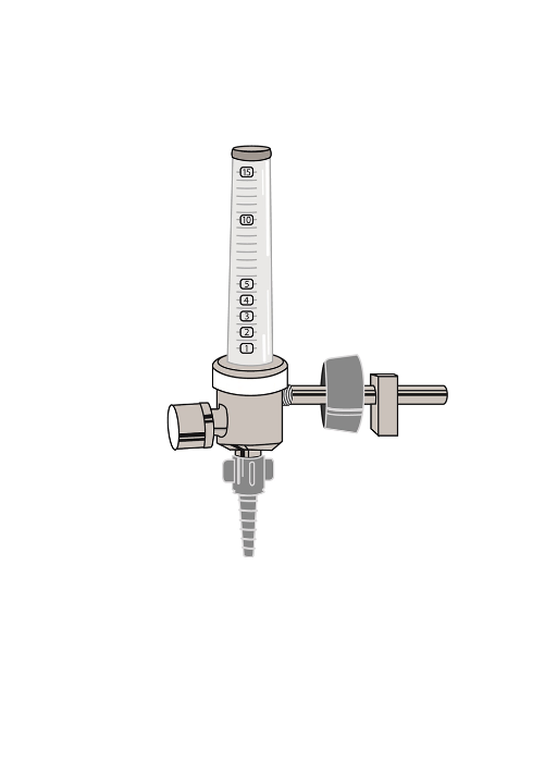 Flowmeters for Oxygen Cylinders 